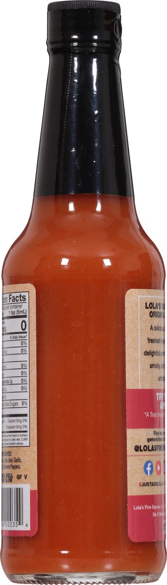 slide 5 of 9, Lola's Original Fine Hot Sauce 10 fl oz, 10 fl oz