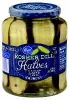 slide 1 of 1, Kroger Kosher Dill Halves, 32 oz