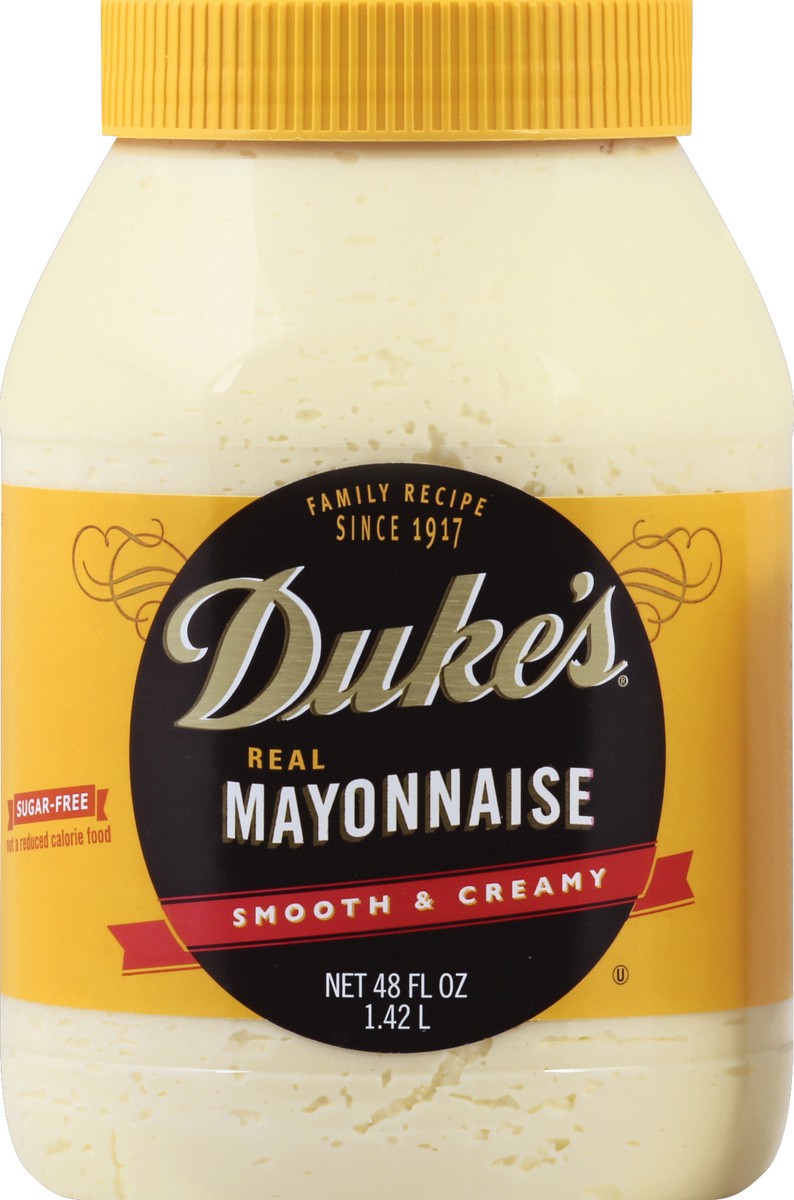 slide 1 of 2, Duke's Mayonnaise 48 oz, 48 fl oz