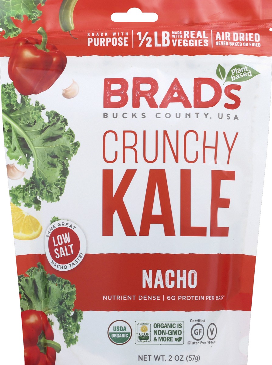 slide 1 of 3, Brad's Brads Raw Crunchy Kale Nacho 2 Oz, 2 oz