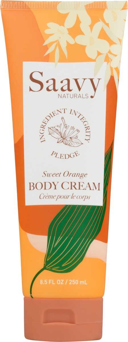slide 9 of 12, Saavy Naturals Sweet Orange Body Cream 8.5 fl oz, 1 ct