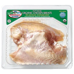 Bell Evans Organic Bone-In, Skin-On Chicken Breasts