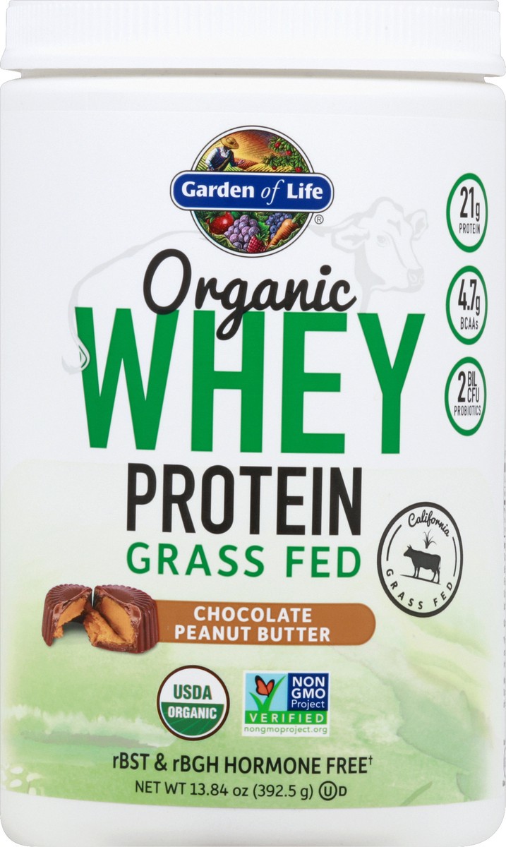 slide 1 of 3, Garden of Life Whey Protein 13.84 oz, 13.84 oz