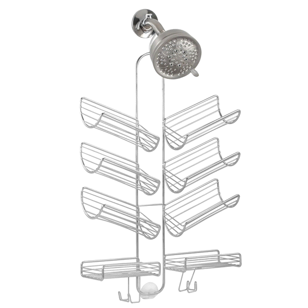 slide 1 of 1, InterDesign Verona Hose Shower Caddy, Silver, 1 ct