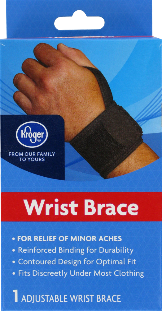 slide 1 of 1, Kroger Adjustable Wrist Support 1 Count, 1 ct