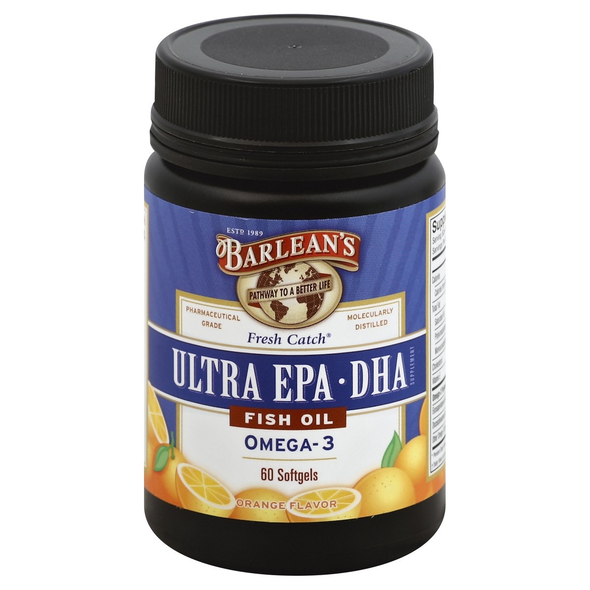 slide 3 of 3, Barlean's Fish Oil 60 ea, 60 ct