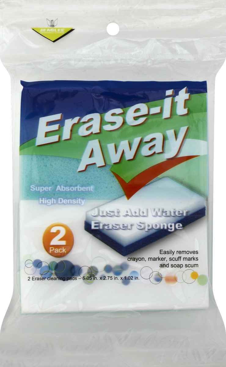 slide 2 of 2, Eagle Brand Eraser Sponge 2 ea, 1 ct