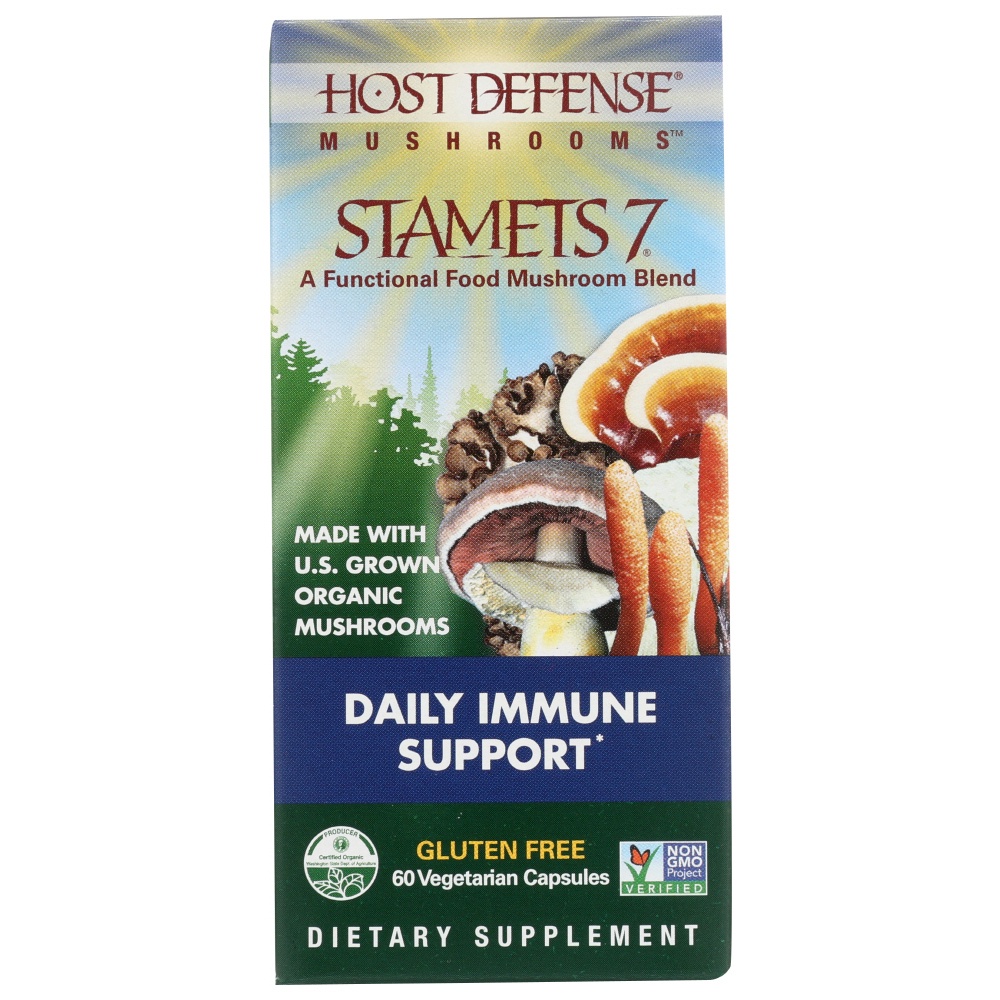 slide 1 of 1, Host Defense Stamets 7 General Immune Support, 60 ct