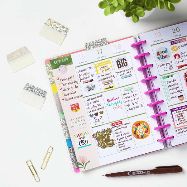 slide 6 of 9, Avery Luxe Collection Ultra Tabs, 2"" X 1-1/2"", Silver Holographic Designs, Pack Of 18 Tabs, 18 ct