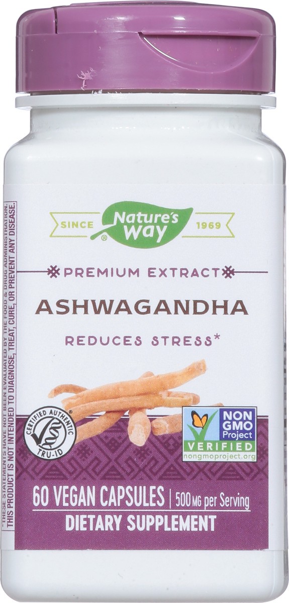 slide 4 of 14, Nature's Way 500 mg Premium Extract Ashwagandha 60 Vegan Capsules, 60 ct