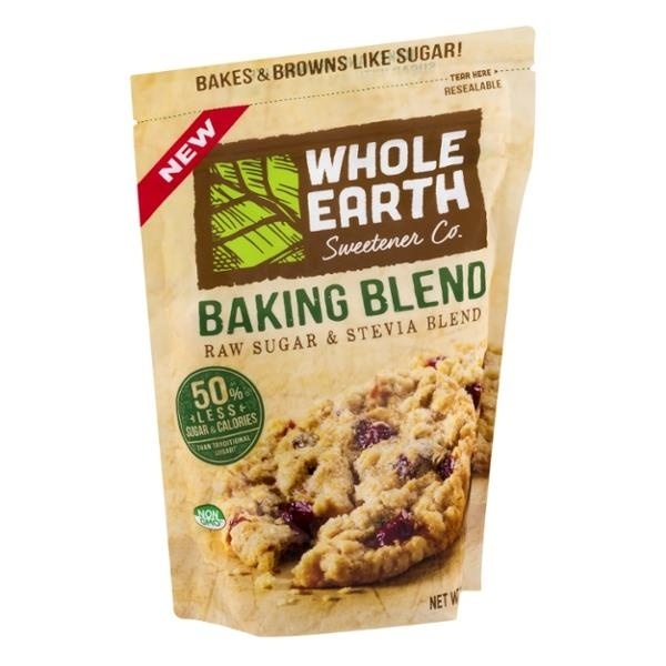 slide 1 of 1, Whole Earth Sweetener Co. Sugar & Stevia Blend, Raw, Baking Blend, 1.5 lb