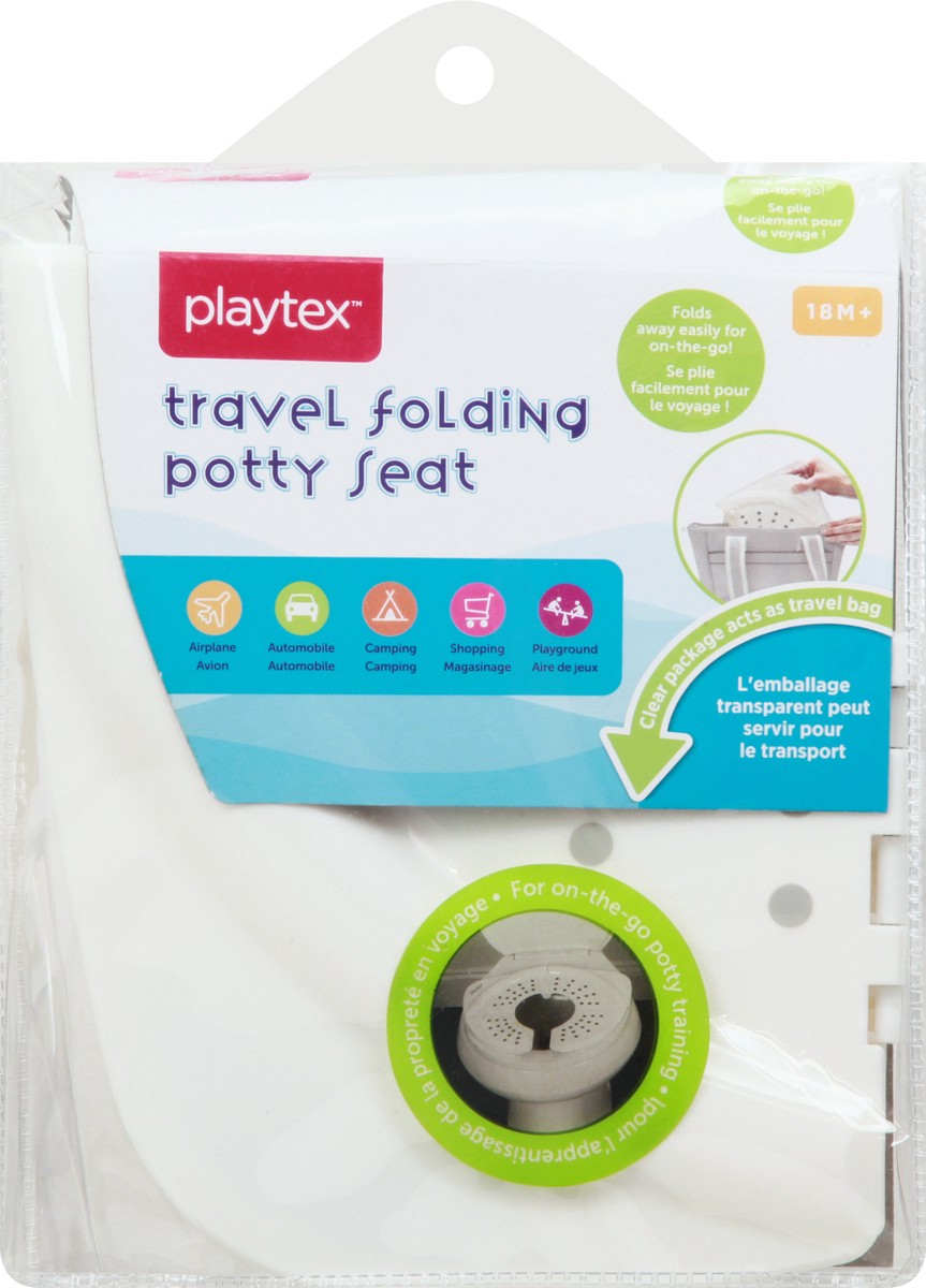 slide 1 of 11, Playtex Travel Folding Potty Seat 1 ea, 1 ct