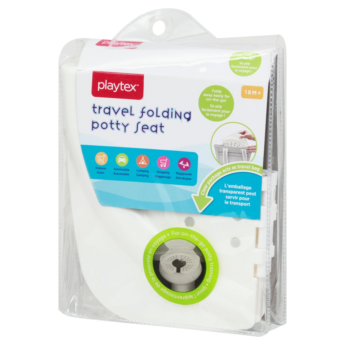 slide 7 of 11, Playtex Travel Folding Potty Seat 1 ea, 1 ct