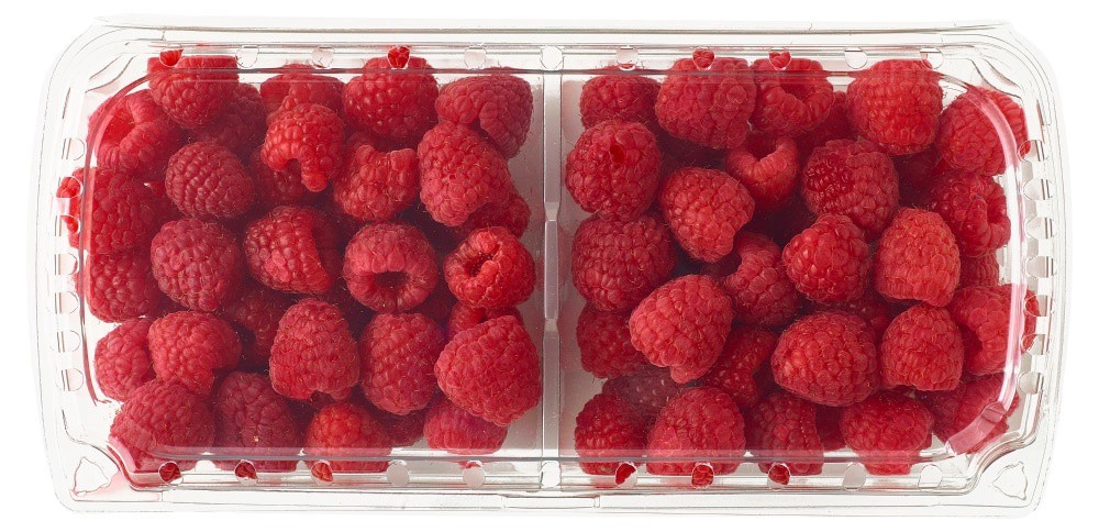 slide 2 of 2, Red Raspberries, 12 oz