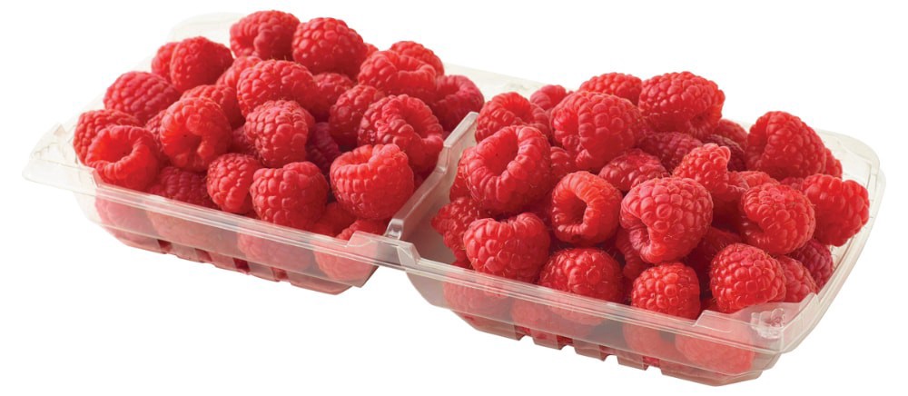 slide 1 of 2, Red Raspberries, 12 oz