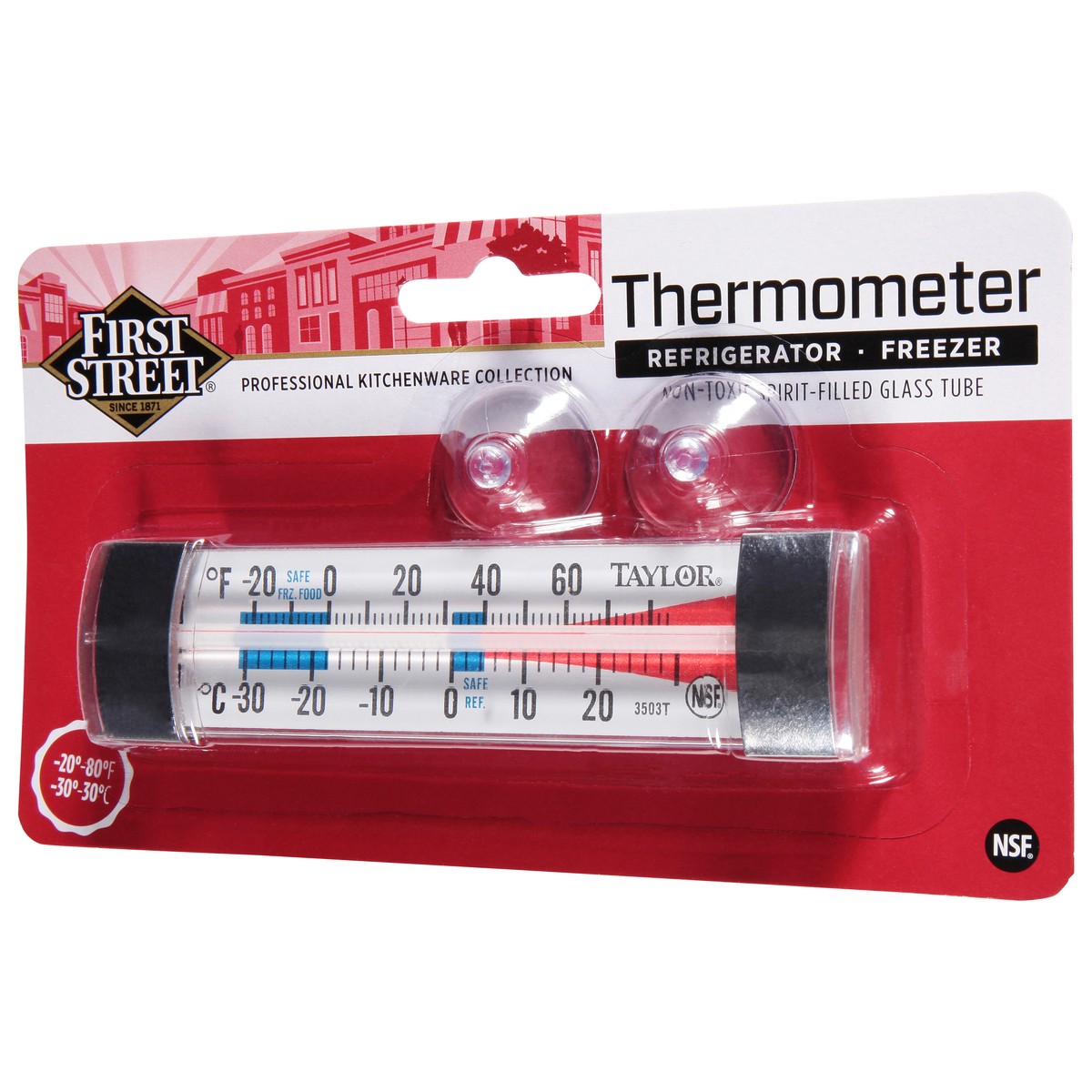 slide 2 of 11, First Street Refrigerator / Freezer Thermometer, 1 ct
