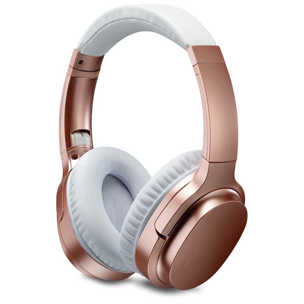 slide 2 of 3, Ilive Noise Cancelling Wireless Headphones - Rose Gold, 1 ct