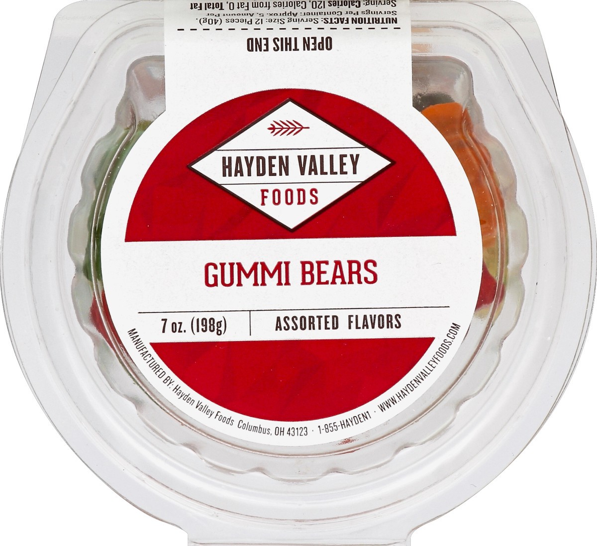 slide 1 of 3, Hayden Valley Foods Gummi Bears 7 oz, 7 oz