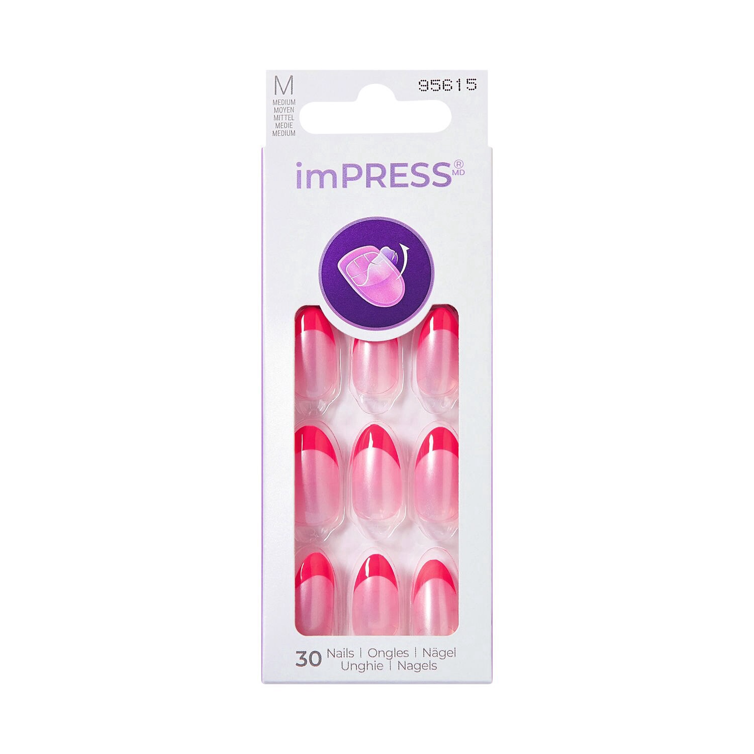 slide 1 of 1, KISS NAIL Kiss Impress Nails, My Daydreams, 1 ct