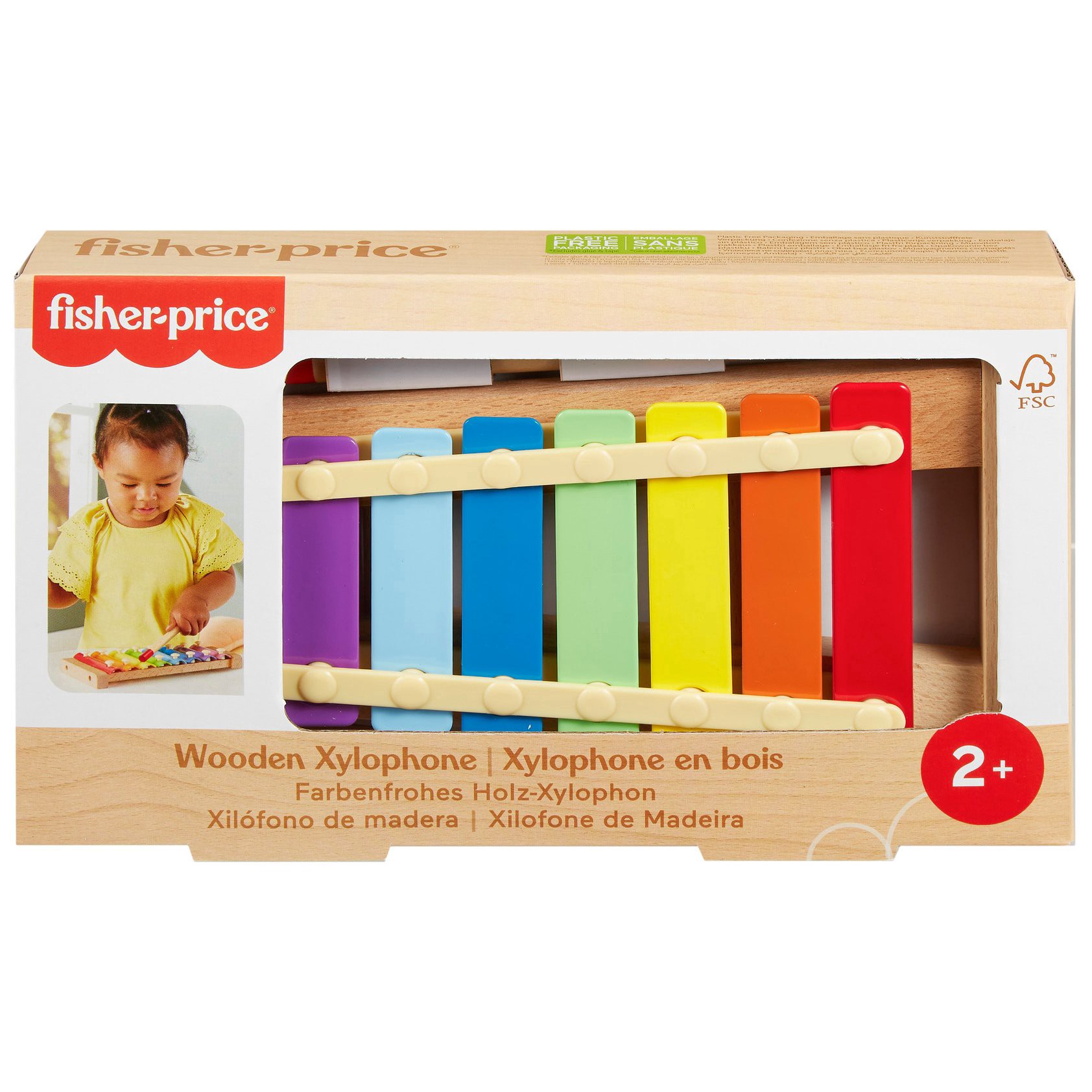 slide 1 of 1, Fisher-Price Wooden Xylophone, 1 ct