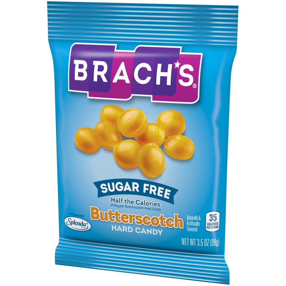 slide 3 of 8, Brach's Sugar Free - Butterscotch, 3.5 oz