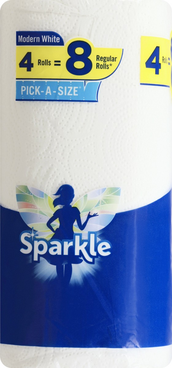 slide 7 of 8, Sparkle Modern White Pick-a-Size Paper Towels, 4 ct