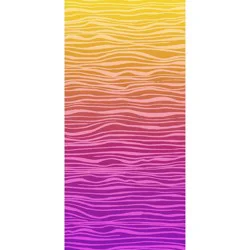 Destination Holiday Quick Dry Summer Beach Towel - Pink Wavy