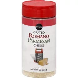 Publix Cheese, Romano, Parmesan, Grated - 8 oz
