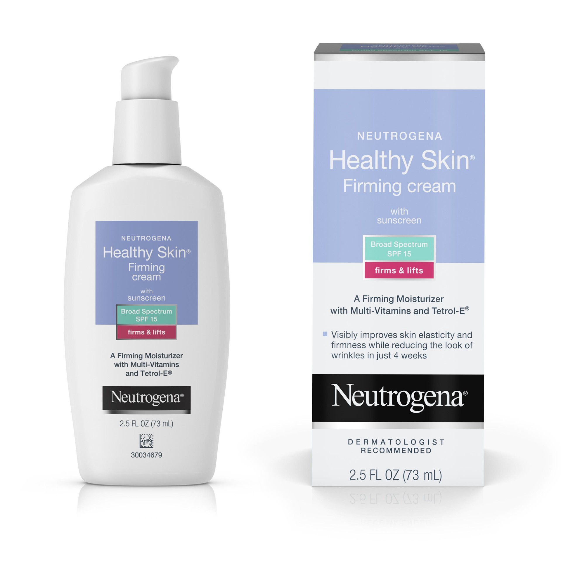 slide 7 of 8, Neutrogena Healthy Skin Glycerin & Green Tea Firming Face Cream Moisturizer & Neck Cream with SPF 15 Sunscreen - Anti Wrinkle Cream, Face Moisturizer for Dry Skin & Neck Firming Cream, 2.5 fl. oz, 2.50 fl oz