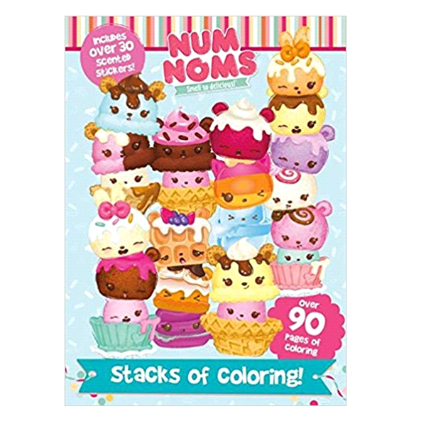 slide 1 of 1, Num Noms Stacks of Coloring by Num Noms, 1 ct