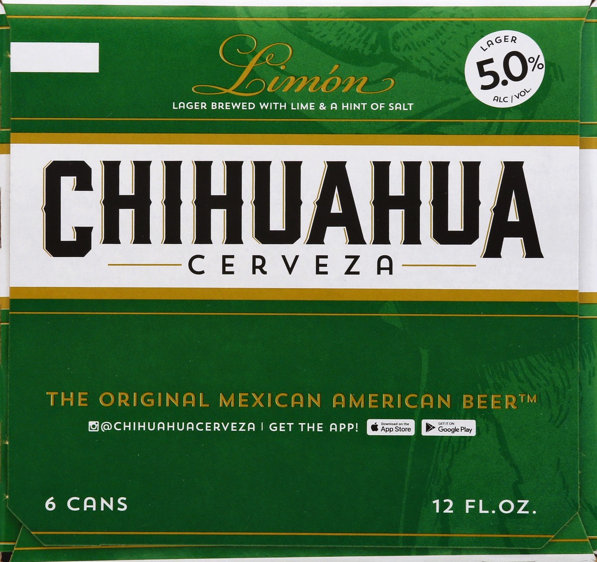 slide 5 of 8, Chihuahua Cerveza Limon, 72 oz