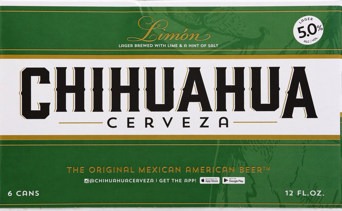 slide 8 of 8, Chihuahua Cerveza Limon, 72 oz