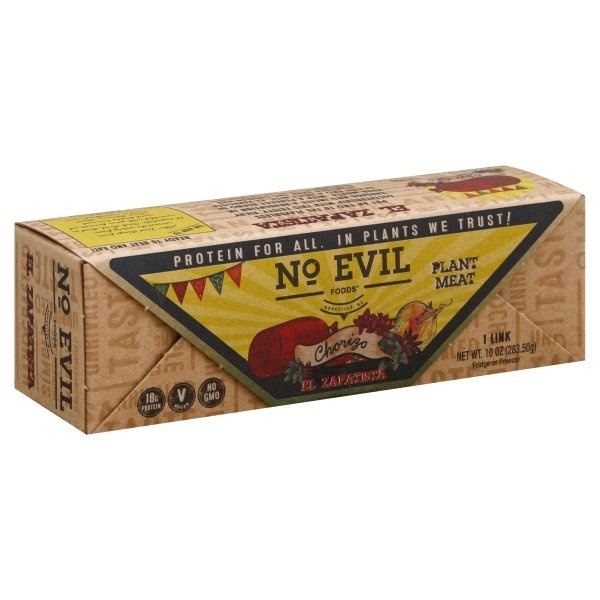 No Evil The Stallion Hot Italian Sausage Plant Meat 10 oz