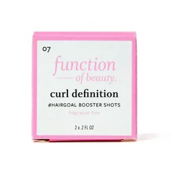 Function of Beauty Curl Definition #HairGoal Add-In Booster Treatment Shots with Flaxseed Oil - 2pk/0.2 fl oz