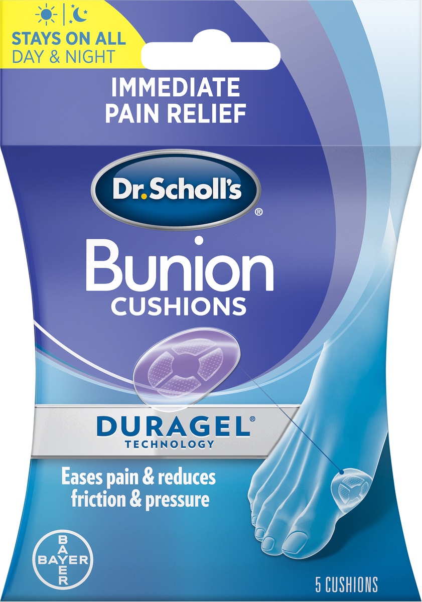 slide 4 of 6, Dr. Scholl's Bunion Cushions, 5 ct