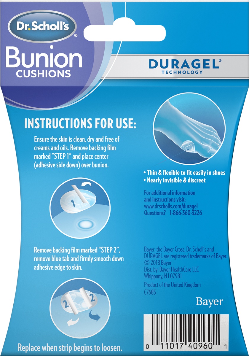 slide 5 of 6, Dr. Scholl's Bunion Cushions, 5 ct