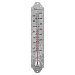 La Crosse Galvanized Metal Thermometer - Silver