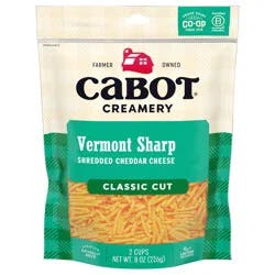 12/8Oz Sharp Yellow Cheddar Shred