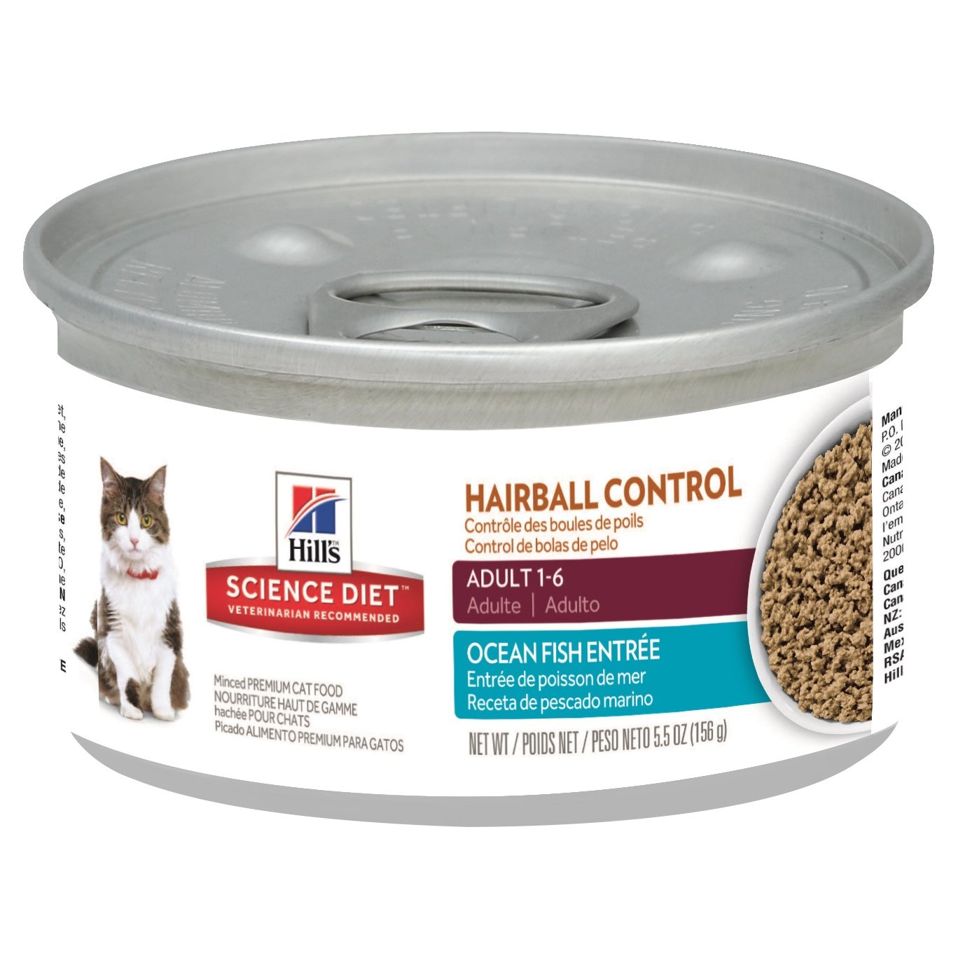 Hill's Science Diet Adult Hairball Control Savory Seafood Entree Canned
