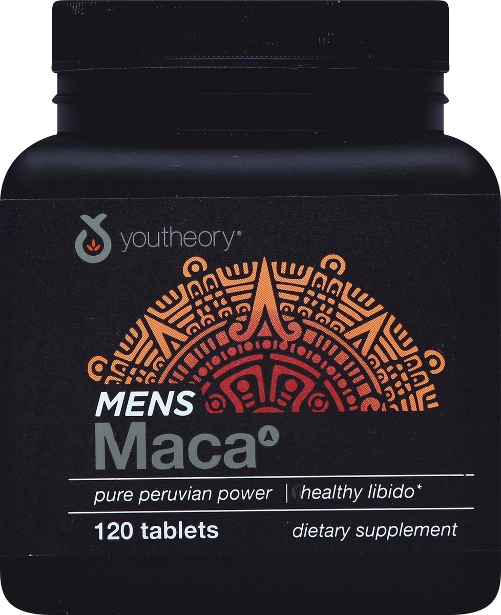 slide 1 of 2, youtheory Maca 120 ea, 120 ct