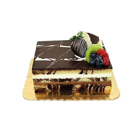 slide 1 of 1, Bakery Cake Cakerie 1/8 Sheet Tuxedo Truffle Mouse - Each, 1 ct