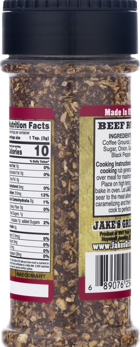 slide 5 of 13, Jake's Grillin Wanted Beef Rub 4.5 oz, 4.5 oz