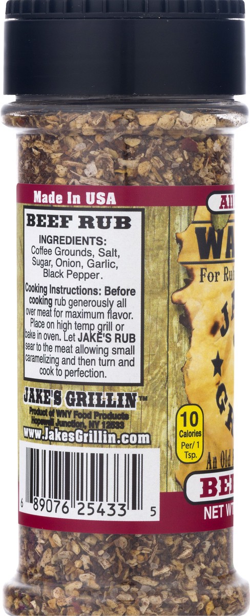 slide 7 of 13, Jake's Grillin Wanted Beef Rub 4.5 oz, 4.5 oz