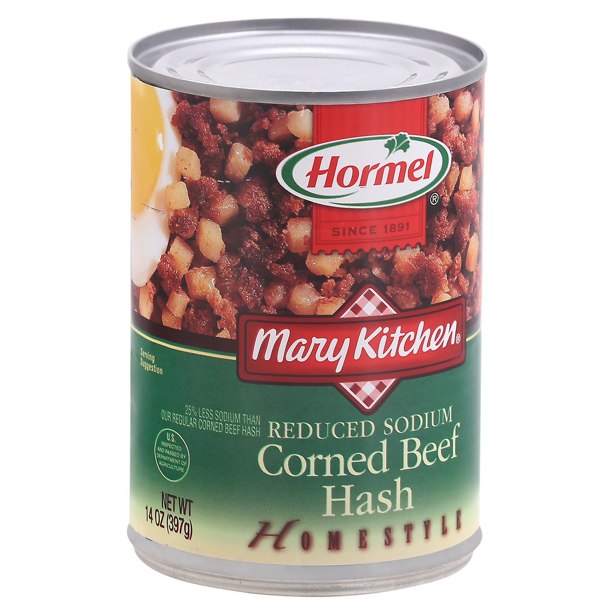 slide 8 of 13, Hormel Mary Kitchen Reduced Sodium Homestyle Corned Beef Hash - 14 oz, 14 oz