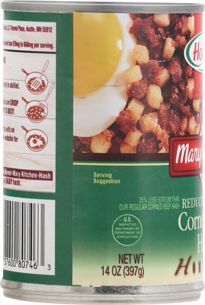 slide 4 of 13, Hormel Mary Kitchen Reduced Sodium Homestyle Corned Beef Hash - 14 oz, 14 oz