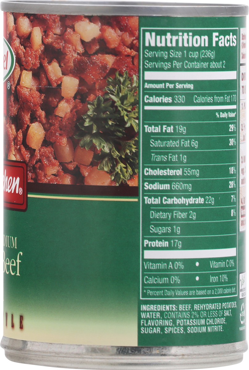 slide 6 of 13, Hormel Mary Kitchen Reduced Sodium Homestyle Corned Beef Hash - 14 oz, 14 oz