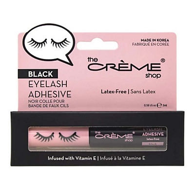 slide 1 of 1, The Crème Shop The Crme Shop Black Eyelash Adhesive, 1 ct