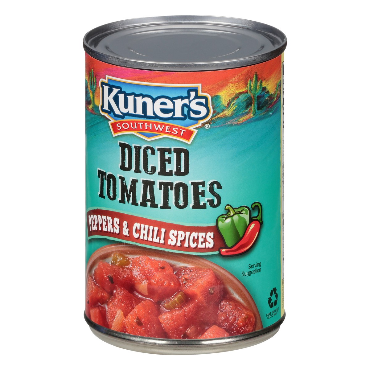 slide 3 of 9, Kuner's Kuner Chili Tomatoes, 14.5 oz