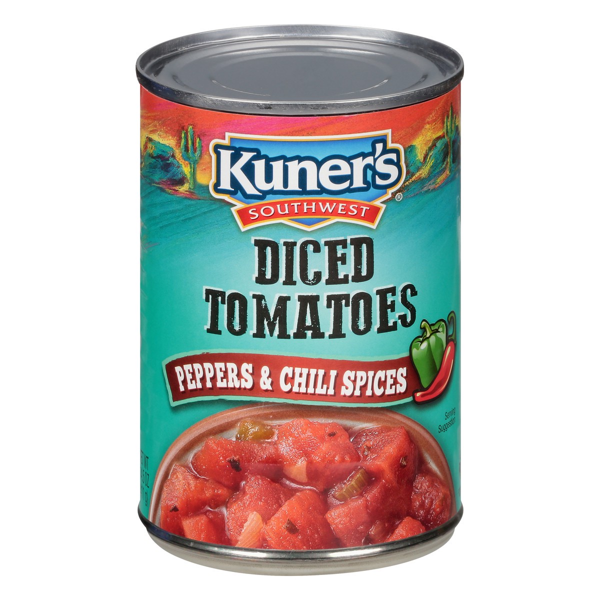 slide 1 of 9, Kuner's Kuner Chili Tomatoes, 14.5 oz