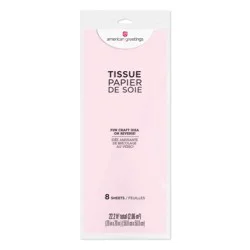 American Greetings Flamingo Pink Tissue Paper, 8 ct